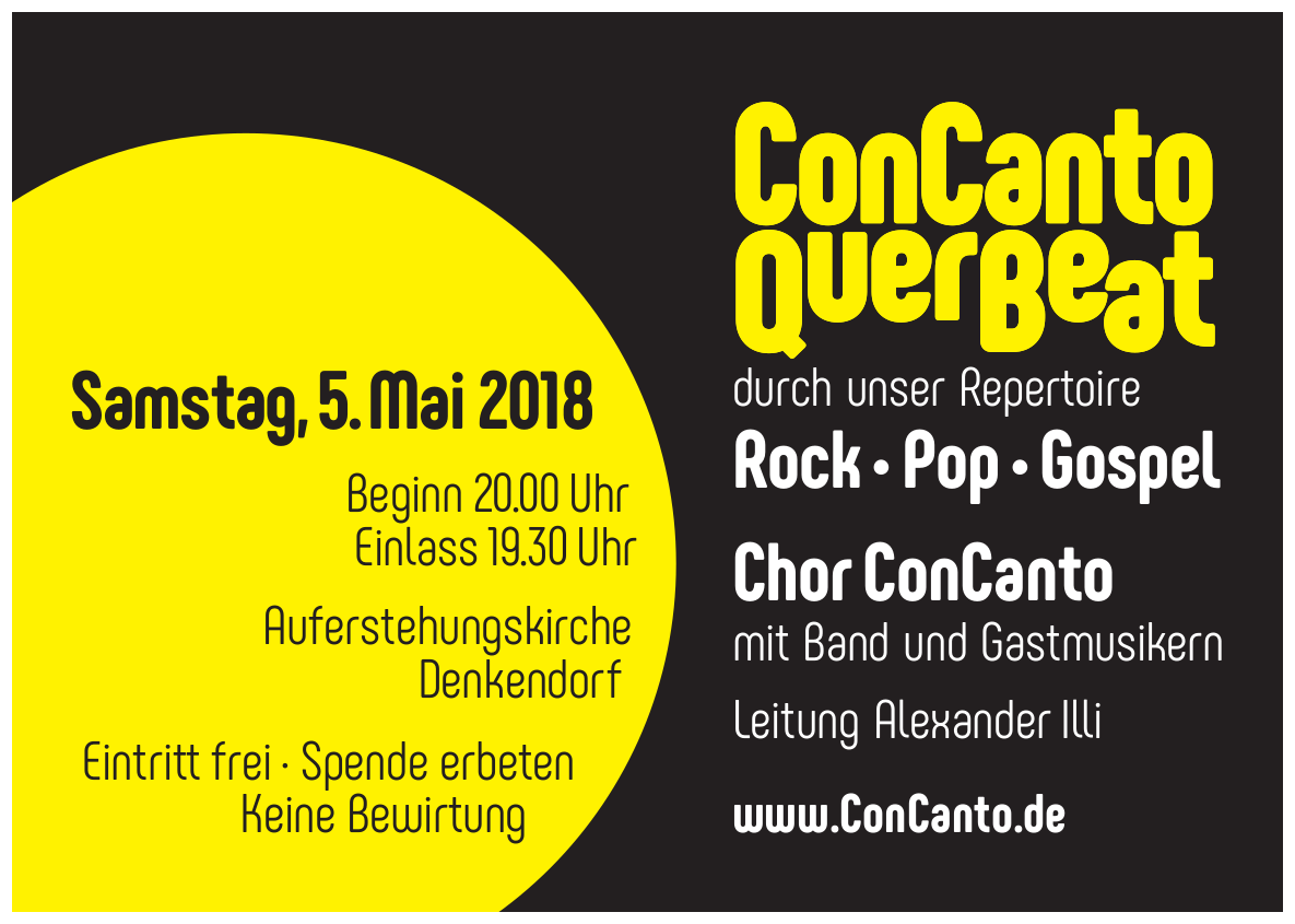 Flyer Konzert 